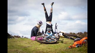 SLIPPY & STUPID MTB CRASHES | INNERLEITHEN, SCOTLAND