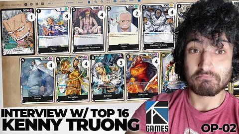How to Play Black Smoker | Interview w/ Top 16 from TAKGames Regionals | One Piece Card Game