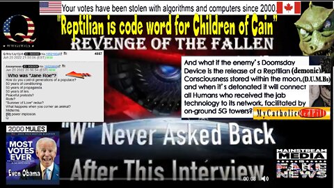 Juan O Savin: Triple Helix and the Children of Cain - The Reptilians! (Part 3)