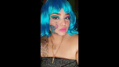 stich glam facepainting makeup tutorial