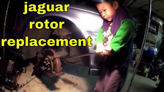 Shaky steering wheel replace rotors Jaguar X-Type √ Fix it Angel