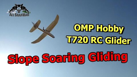 OMP Hobby T720 RC Airplane RC Glider Slope Soaring 2nd Flight
