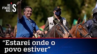 Bolsonaro sobre atos contra o governo: "deixa eles sozinhos"