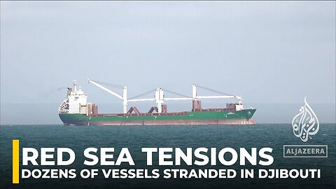 Dozens of vessels stranded in Djibouti as Houthis 'set new rules' in Red Sea