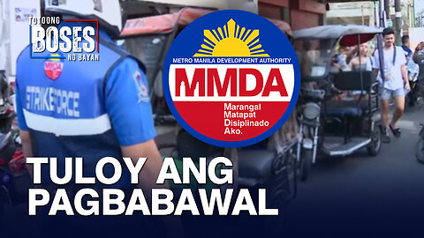 MMDA, tuloy ang pagbabawal sa mga E-trike at iba pang light vehicle sa mga pangunahing lansangan