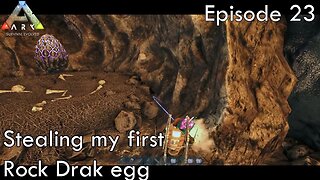 Stealing my first Rock Drake egg - Ark Survival Evolved - Aberration EP23