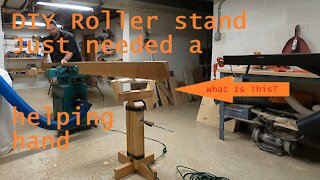 I needed a helping hand DIY Roller Stand