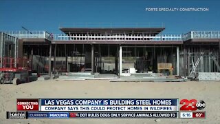 Las Vegas company is building steel homes, says this could protect them in wildfires