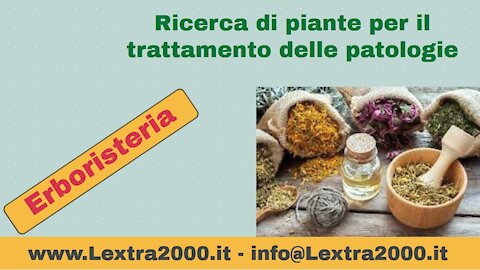 Ricerca delle erbe per il trattamento di patologie