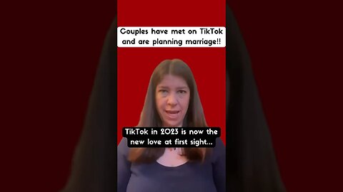 TikTok in 2023 is the New Love at First Sight😍❤️ #shorts #onlinedating #socialmedia