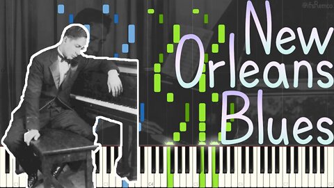 Jelly Roll Morton - New Orleans Blues 1925 (Classic Jazz / Ragtime / Blues Synthesia)