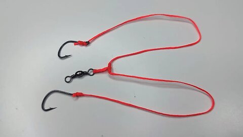 NO More Tangled Rigs Wiht This T KNOT - Two fishing hook
