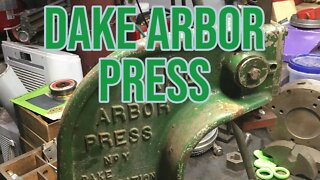 DAKE Arbor Press - Just removing some bolts - Oh What Fun