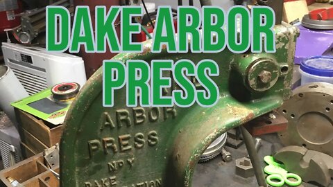 DAKE Arbor Press - Just removing some bolts - Oh What Fun