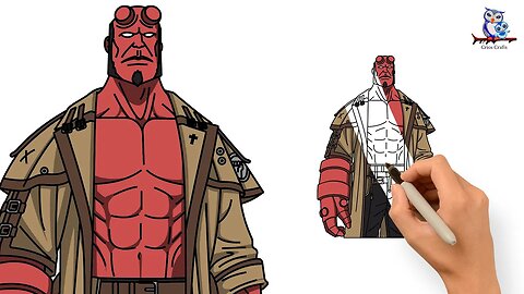 How to Draw Hellboy - Step by Step