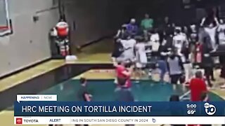 County commission meeting over tortilla throwing incident