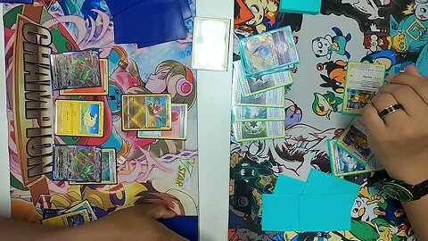 Rayquaza VMAX/Radiant Eternatus vs Lugia VStar at @pocketsloths7162 | Pokemon TCG