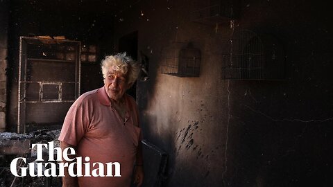 People in Greece return to homes burnt by wildfires