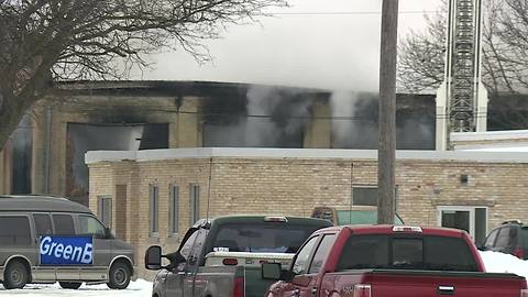 Fire reported at old Marinette Knitting Mills