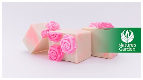 Learn How to Create the Ode de Rose Cold Process Soap with Natures Garden