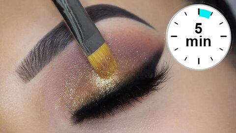 5 MINUTE Smoked Eye Look | Using Affordable Products