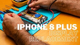 Apple Iphone 8 Plus, screen display, repair replacement, repair video