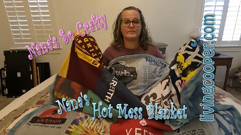 Nana's So Crafty - Hot Mess T-Shirt Blanket