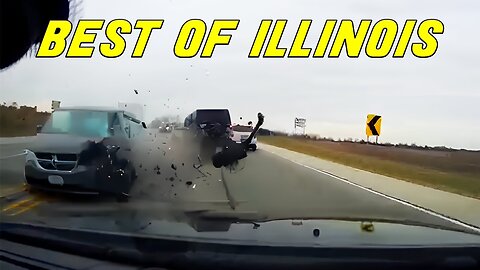 BEST OF ILLINOIS DRIVERS | 30 Minutes of Road Rage & Bad Drivers