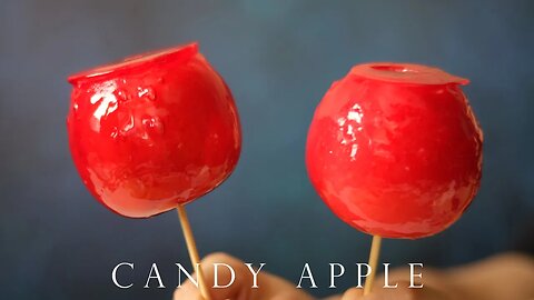 日本韓國大熱的蘋果糖 聖誕市集必賣糖葫蘆┃Christmas Candy Apple