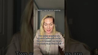 Water signs tarot card reading #tarot #shorts