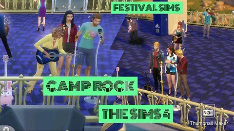 CAMP ROCK FESTIVAL THE SIMS 4