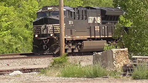 Norfolk Southern 13N Manifest Mixed Freight Train from Berea, Ohio May 27, 2023