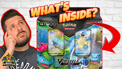 What's Inside? | V Battle Deck (Venusaur vs Blastoise) | Pokemon Cards Opening