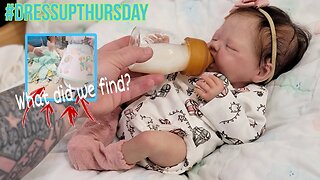 Changing Hyper Realistic Silicone Baby Doll| Let's Go Thrifting| How Many Teddy Bears Do I Have?