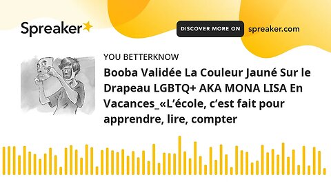 Booba Validée La Couleur Jauné Sur le Drapeau LGBTQ+ AKA MONA LISA En Vacances_«L’école, c’est fait