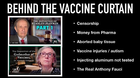 Behind the Vaccine Curtain!!
