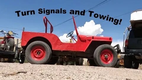 Add-on Turn Signal Installed In My CJ-2A Willys Jeep