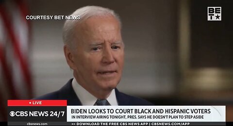 Biden Blames Americans On Why He Couldn't Be A Transitional Candidate