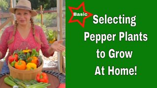 Types of PEPPER PLANTS to Grow at Home/🔥WHY is this PEPPER so HOT? 🔥Capsaicin (Foodie Gardener)