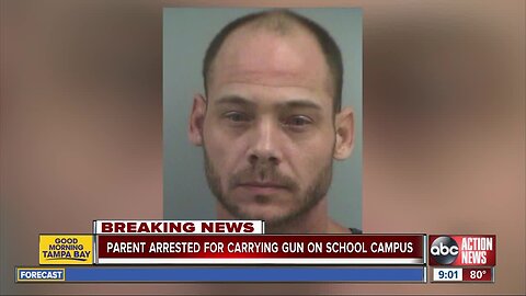 St. Pete dad arrested for carrying gun on school campus