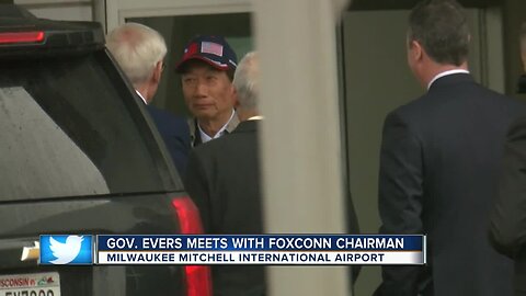 Gov. Tony Evers has first face-to-face meeting with Foxconn chairman