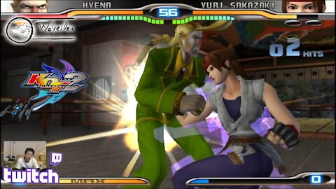 (PS2) KOF Maximum Impact 2 - 28-1 - Hyena ... Why is Yuri a GOD! (FAILED! laptop blue screened :) )