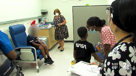 75 children in the Baltimore area take part in Moderna vaccine clinical trail
