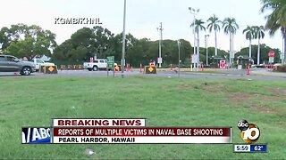 Active shooter reported at Pearl Harbor Naval Shipyard