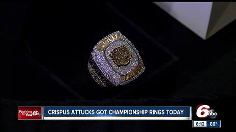 Crispus Attucks gets their long-awaited rings for first state championship since 1959