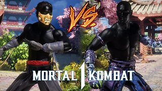 Mortal Kombat 1 Mod - Black Scorpion Vs Black Sub Zero