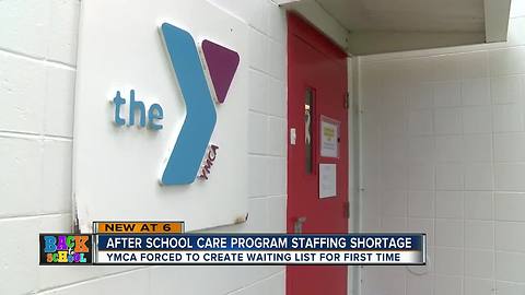YMCA freezing child care enrollment at certain schools because of staffing shortage