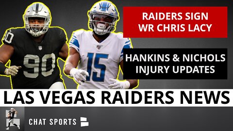 The Raiders Signed A WR & Injury Updates On 2 Potential Starters