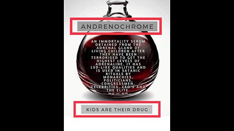 Adrenochrome vs Jesus' Blood" - Dr. Etienne Graves