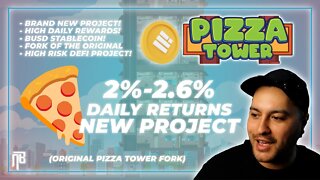 BUSD Pizza Tower | Launching Today! #DeFi #crypto #busd #pizzatower